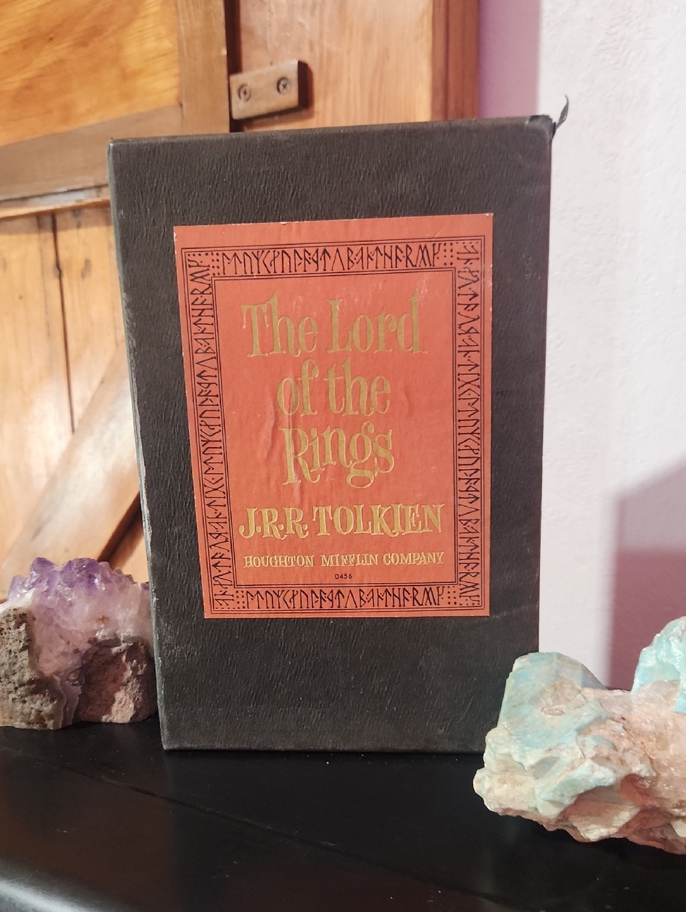 1965 J.R.R. Tolkien The Lord of the Rings Hardcover - Black and Red